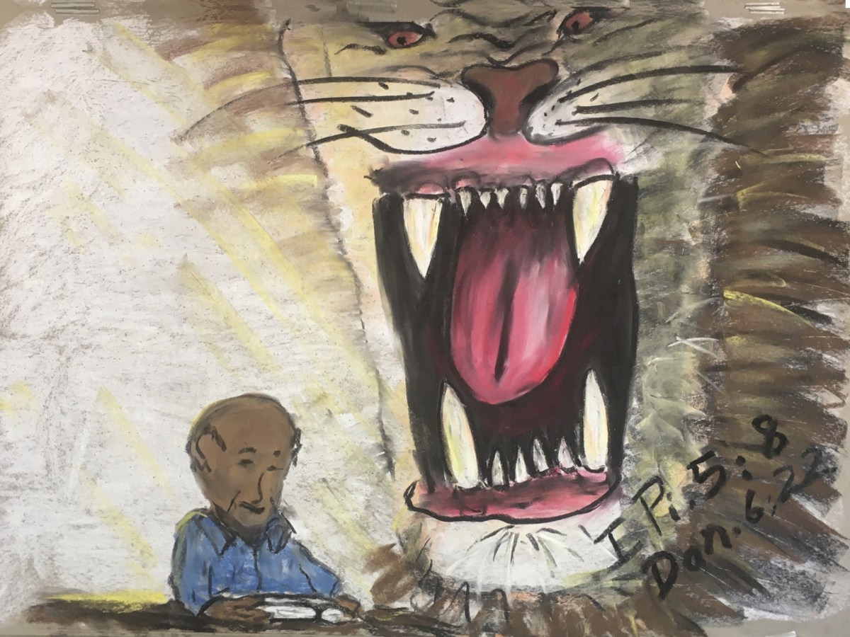 EVANGILE ILLUSTRÉ : Vivre dans la fosse au lion (singulier) — 1 Pierre&nbsp;5:8